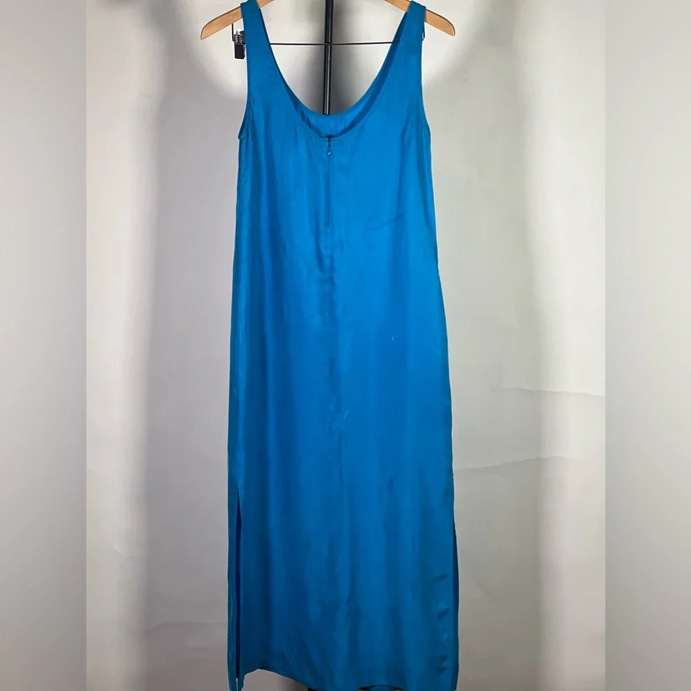 New Soft JCrew Scoopneck cupro-blend slip dress - Picture 3 of 4